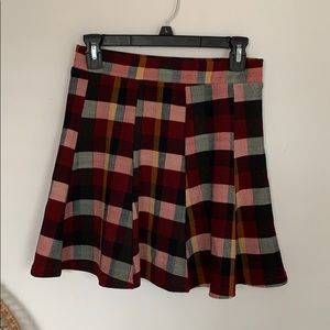 Shein plaid mini skirt